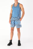 Bandana Basketball Shorts in Blue AMIRI